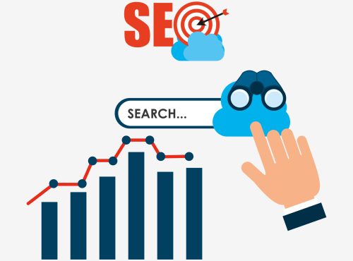 seo concept design, vector illustration eps10 graphic